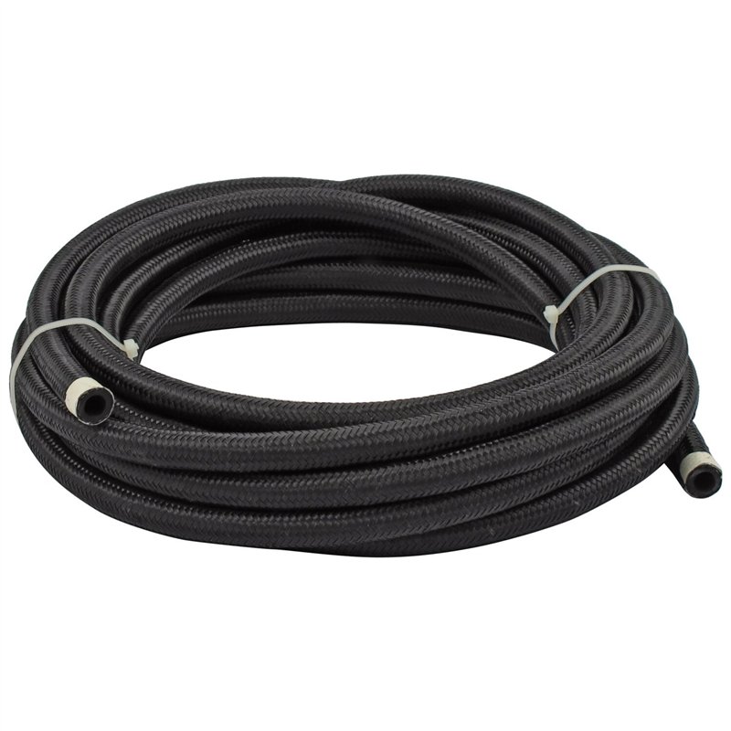 MCS Braided hose 5/16" (8mm) Black nylon