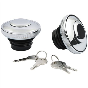 cafe 4 racer - Tank filler cap for Suzuki motorbikes with quick release machined from billet aluminium, Accossato brand code FC141 - Accossato  Fuel Caps 
