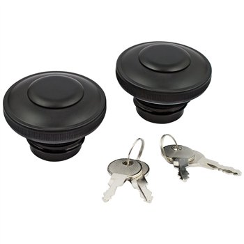MCS Gas cap set with lock, black – HD 96-99