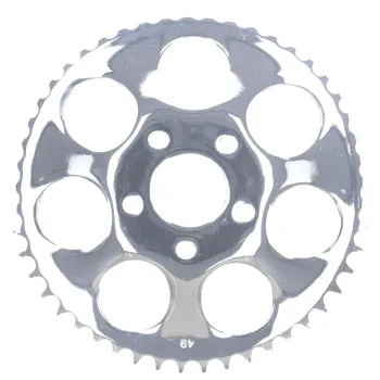 MCS Rear sprocket, chrome 49t – HD 4-speed BT 73-85
