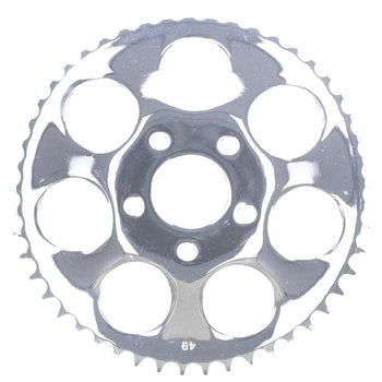MCS Rear sprocket, chrome 49t – HD 4-speed BT 73-85