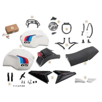 cafe 4 racer - R120 G/S Basic Kit 2008-2012 - Unit Garage KIT R120 