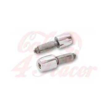 cafe 4 racer - HIGHSIDER Handlebar end DOT, chrome - Highsider Bar Ends 4054783017706