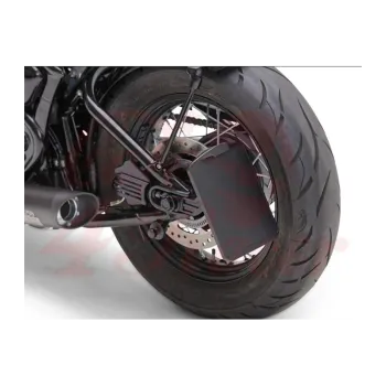cafe 4 racer - Wunderkind Indian Chief License plate holder '2Stripes' side mount - WUNDERKIND Custom INDIAN CHIEF - THE REAL BOBBER 