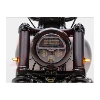 cafe 4 racer - Wunderkind Indian Chief krytky prednej vidlice s indikátormi - WUNDERKIND Custom INDIAN CHIEF - THE REAL BOBBER 