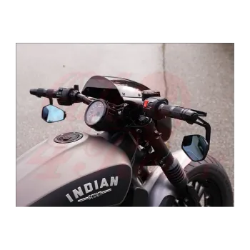 cafe 4 racer - Wunderkind Indian Scout Bobber Lamp mask front fairing - WUNDERKIND Custom INDIAN SCOUT BOBBER Custom parts 