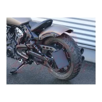 cafe 4 racer - Wunderkind Indian Scout Bobber Bočný držiak ŠPZ „2stripes“ - WUNDERKIND Custom INDIAN SCOUT BOBBER Custom diely 