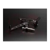 cafe 4 racer - ABM Uni-footrest system black - ABM Rearsets & Foot pegs 