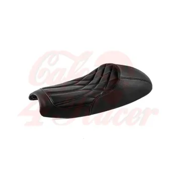 cafe 4 racer - Motone Triumph Bonneville Cafe Racer Seat - Diamondback - Black - Motone Triumph Bonneville 