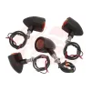 cafe 4 racer - Motone Custom Billet Indicator Turn Signals - Set of 4 - Black - Motone Standard indicators 