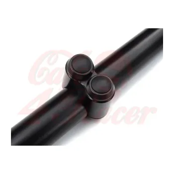 cafe 4 racer - Dual Micro Switch Button Housing - 22mm 7/8" Handlebar - Black - Motone 22mm / 7/8 inch 
