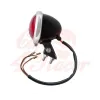 cafe 4 racer - Mini Bates Tail Light - Stainless Fixings - LED - BLACK - Motone LED Rear lights 