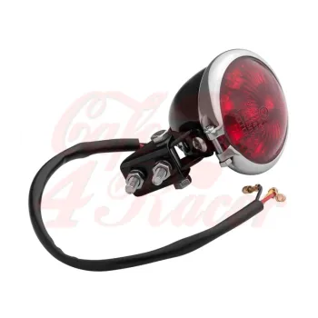 cafe 4 racer - Mini Bates Tail Light - Stainless Fixings - LED - BLACK - Motone LED Rear lights 