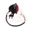 cafe 4 racer - Mini Bates Tail Light - Stainless Fixings - LED - BLACK - Motone LED Rear lights 