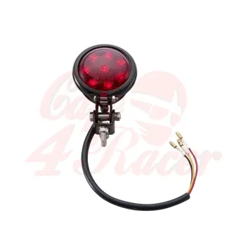 cafe 4 racer - Mini Bates Tail Light - Stainless Fixings - LED - BLACK - Motone LED Rear lights 