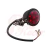 cafe 4 racer - Mini Bates Tail Light - Stainless Fixings - LED - BLACK - Motone LED Rear lights 