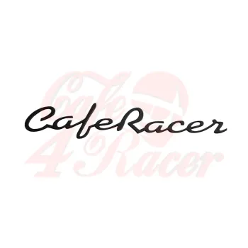 cafe 4 racer - CAFE-RACER logo - Motone Billet Emblems Stickers Logos 