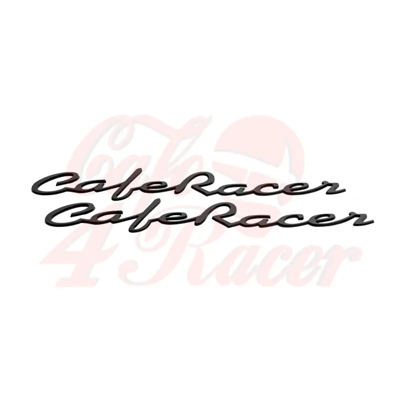 cafe 4 racer - CAFE-RACER logo - Motone Emblémy Nálepky Logá 