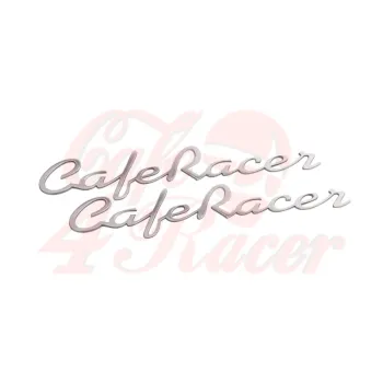cafe 4 racer - CAFE-RACER logo - Motone Billet Emblems Stickers Logos 