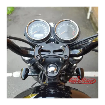 cafe 4 racer - Představec Triumph Bonneville pro 1" řídítka černý - Motone Triumph Bonneville 