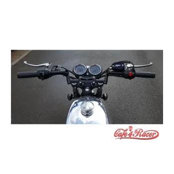cafe 4 racer - Představec Triumph Bonneville pro 1" řídítka černý - Motone Triumph Bonneville 