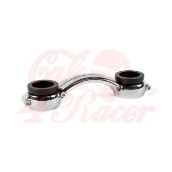 cafe 4 racer - Triumph Bonneville Billet Fork Brace - chromovaný - Motone Triumph Bonneville 