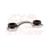 cafe 4 racer - Triumph Bonneville Billet Fork Brace - chromovaný - Motone Triumph Bonneville 
