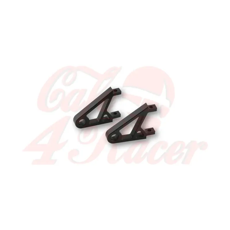 cafe 4 racer - HIGHSIDER CNC Alu headlight bracket XS, black EXTRA SHORT - Highsider Headlights  brackets & holders   4054783241859