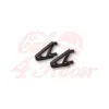 cafe 4 racer - HIGHSIDER CNC Alu headlight bracket XS, black EXTRA SHORT - Highsider Headlights  brackets & holders   4054783241859