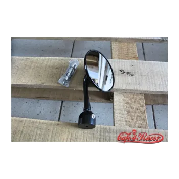 cafe 4 racer - HIGHSIDER handle bar end mirror CLASSIC, black - Highsider Bar end mirrors 4054783225804