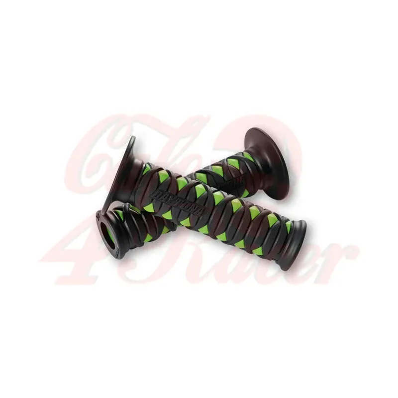cafe 4 racer - DAYTONA Rukojeti GGD-KATANA černá-zelená - Daytona 22 mm & 7/8 inch 4054783391028