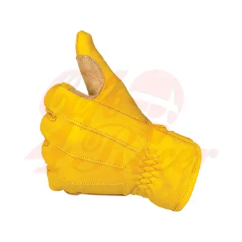 cafe 4 racer - Biltwell work gloves gold - BILTWELL Gloves 