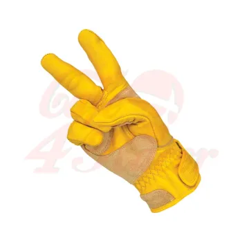 cafe 4 racer - Biltwell work gloves gold - BILTWELL Gloves 