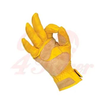 cafe 4 racer - Biltwell work gloves gold - BILTWELL Gloves 