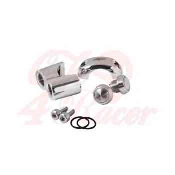 cafe 4 racer - Dual Micro Switch Button Housing - 22mm 7/8" Handlebar - Chrome - Motone 22mm / 7/8 inch 