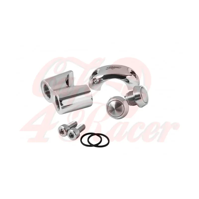 cafe 4 racer - Dual Micro Switch Button Housing - 22mm 7/8" Handlebar - Chrome - Motone 22mm / 7/8 inch 