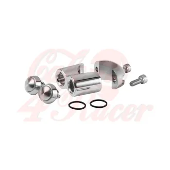 cafe 4 racer - Dual Micro Switch Button Housing - 22mm 7/8" Handlebar - Chrome - Motone 22mm / 7/8 inch 
