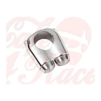 cafe 4 racer - Dual Micro Switch Button Housing - 22mm 7/8" Handlebar - Chrome - Motone 22mm / 7/8 inch 