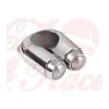 cafe 4 racer - Dual Micro Switch Button Housing - 22mm 7/8" Handlebar - Chrome - Motone 22mm / 7/8 inch 
