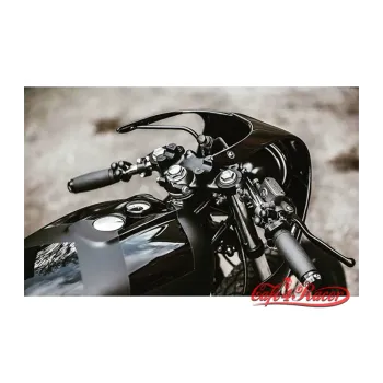 cafe 4 racer - Trojitý Micro tlačidlo pre riaditká 22mm 7/8" čierny - Motone 22mm / 7/8 inch 