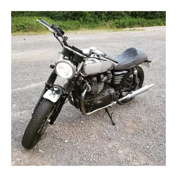 cafe 4 racer - Motone Triumph Bonneville Cafe Racer Seat - Diamondback - Black - Motone Triumph Bonneville 