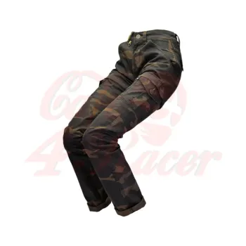 cafe 4 racer - WCC CFL Cargo pants khaki brown - WEST COAST CHOPPERS Moto nohavice 