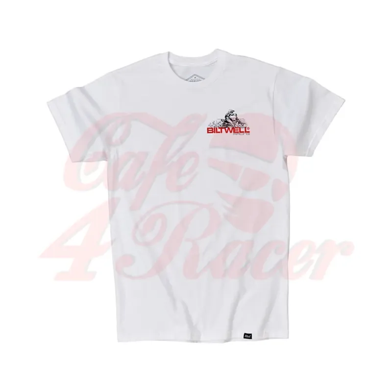 cafe 4 racer - Biltwell Spare Parts T-shirt white - BILTWELL T-Shirts 