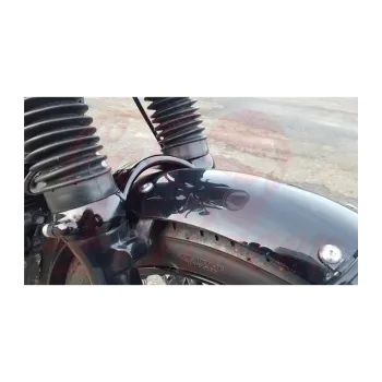 cafe 4 racer - Triumph Bonneville Billet Fork Brace - černý - Motone Triumph Bonneville 