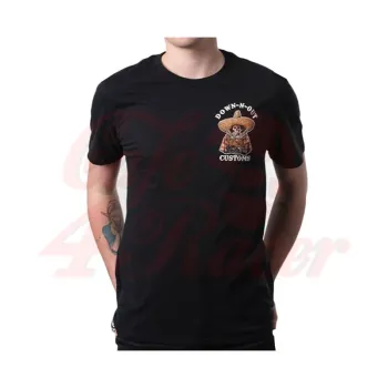 cafe 4 racer - Down-n-Out Bandido t-shirt black - Down-n-Out T-Shirts 