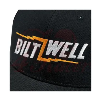 cafe 4 racer - Biltwell Bolts 2 snapback cap black/white/orange - BILTWELL Caps 