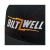 cafe 4 racer - Biltwell Bolts 2 snapback čiapka čierna/biela/oranžová - BILTWELL Šiltovka 