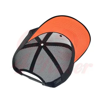 cafe 4 racer - Biltwell Bolts 2 snapback čiapka čierna/biela/oranžová - BILTWELL Šiltovka 