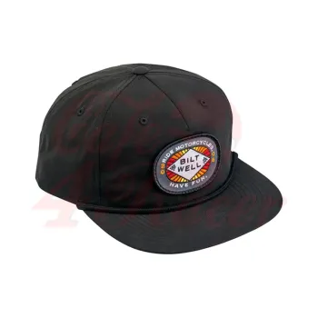 cafe 4 racer - Biltwell RMHF 2 Snap back cap black - BILTWELL Caps 