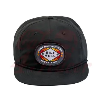cafe 4 racer - Biltwell RMHF 2 Snap back cap black - BILTWELL Caps 
